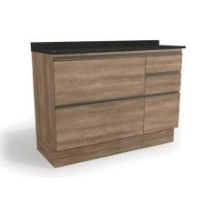 Balcão de Cozinha Modulado Maxxi G746 4 Gavetas e 1 Porta c/Tampo 120c