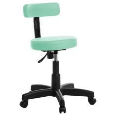 Cadeira Mocho Estética Dentista Tatuador Rv Turquesa - Goldflex