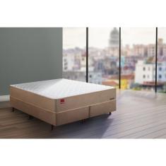 Cama Box Solteiro Molas 88x188cm Ensacadas Havana Bege