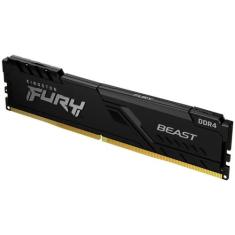 Memória RAM Kingston Fury Beast, 8GB, 3200MHz, DDR4, CL16, Preto - KF4