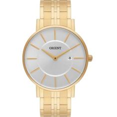 Relógio Orient Masculino Ref: Mgss1091 S1kx Slim Dourado