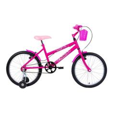 Bicicleta Aro 20 Infantil MTB Girl Com Roda Lateral-Feminino