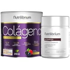 Colágeno Verisol Ácido Hialurônico 200g + Vitaminas Complexo B 60 Caps