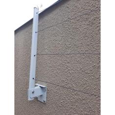 Varal Retrátil Em Aço + 20mt Cabo De Aço Encapado Acerio