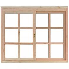 Janela com Caixilhos Vidros Quadriculados de Correr Rondosul