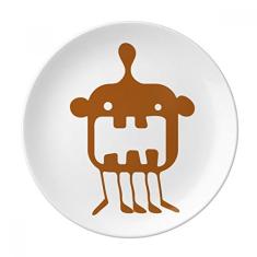 Universo Alienígena Monstro Criatura Alienígena Prato Decorativo de Porcelana Salver Prato de Jantar