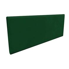 Cabeceira Painel Clean para Cama Box Solteiro 100 cm Suede Verde - D'Rossi