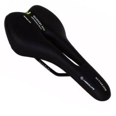 Selim Absolute Atletic Foam 2354h Vazado Cavidade Bike Preto
