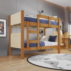 Beliche 162cm x 100cm x 205cm Solteiro Cinamomo/Off White