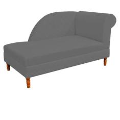 Kit 03 Recamier  Decorativa  Judi Pé em Madeira  2 Lugares Sala de Est