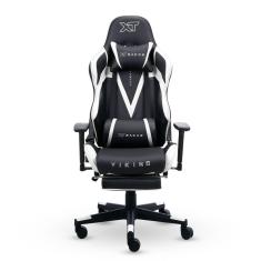 Cadeira Gamer Xt Racer Viking Series Apoio Preta E Branca