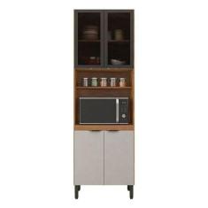 Paneleiro Firenze 2 Portas de Vidro 2 Portas MDP 94551 Demóbile, Amend