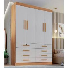 Guarda Roupas Mônaco Plus 4Pts 100% MDF DDoro Móveis - D Doro Móveis