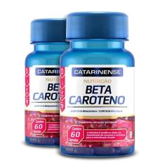 Kit 2 Beta Caroteno Catarinense Pharma 60 Cápsulas