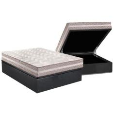 Cama Box Baú Casal: Colchão Anatômico Paropas D33 / AG65 Confort + Bas