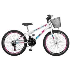 Bicicleta Aro 24 Kls Sport Gold Freio V-B Mtb 21V Feminina-Feminino