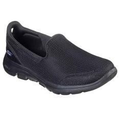 Sapatilha Go Walk 5, Skechers, Feminino, Preto, 34