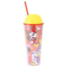 Copo Canudo Com Tampa 650 Ml Turma Do Mickey ZC 10022276