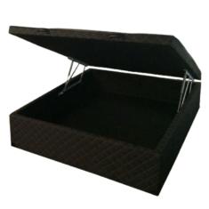 Cama box baú casal com 38cm de altura - Reforçada / Exclusive