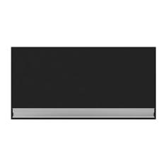 Armário Aéreo para Cozinha 60cm Porta Basculante Madrid Preto - Montanaris Decor