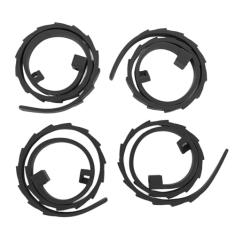 Coleiras Básicas Telescópicas Com Fivela de Liberação Rápida, Coleiras para Cachorros Ao Ar Livre, Coleiras de Silicone Leves e Macias para Animais de Estimação Pequenos e