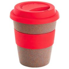 Copo Fibra de Bambu 390ml Fiber TopGet, Vermelho