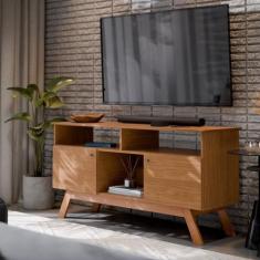 Rack para TV até 50 Polegadas com 2 Portas Amsterdã - Tebarrot