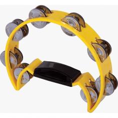 Pandeiro Meia Lua Amarelo Spanking