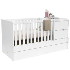 Berço Americano Multifuncional Formare Branco Acetinado - Matic - MATI