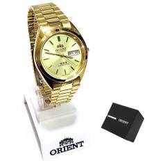 Relógio Orient Masculino Automático Dourado 469WC2F C1KX