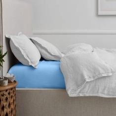 Lençol Queen Profissional 180 Fios 100% Algodão Sem Elástico