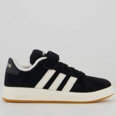 Tênis Adidas Grand Court 00s EL Infantil Preto-Unissex