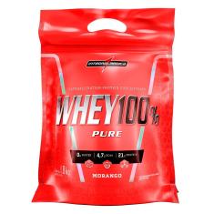 Whey Protein 100% Pure Morango IntegralMédica Refil - 1,8 Kg Integralmedica 1.8 Kg