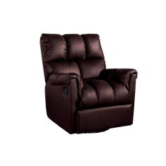 Poltrona Reclinável P- Sala Aspen Romana Zero Wall Giro E Balanço Courano Marrom - Probel