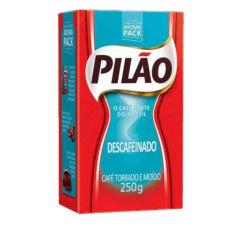 Café Torrado e Moído Descafeinado a Vácuo PILÃO 250g