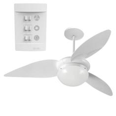 Ventilador De Teto Aliseu Para 02 Lampadas Controle Parede, 220V