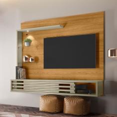 Painel para Tv até 50 Polegadas 2 Portas Frizz Select Cumaru/opala