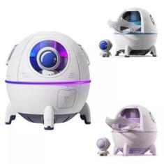Umidificador Difusor Ambientes Nave Espacial Astronauta Led - Umidific