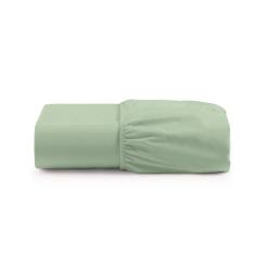 Lençol Cama Casal King 180 Fios Percal Algodão Com Elástico Na Volta T