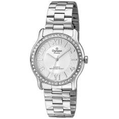 Relogio prata feminino Champion original CH25703Q-Feminino