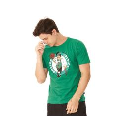 Camiseta Nba Estampada Boston Celtics Verde