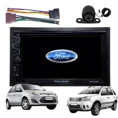 Kit Central Multimidia 2 din MP5 7'' Som Carro Ecosport Fiesta Polo Go