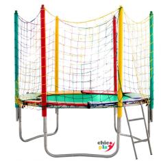 Cama Elástica 2,00m Chicoplay Lona Verde Nacional