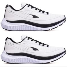 Kit 2 Par Tênis Esportivo Masculino Cadarço Academia Fitness - Origina