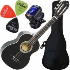 Kit Violão Infantil Nylon + Capa + Afinador Nr Bk Envio 24H