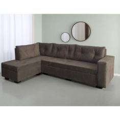 Sofá em L Bali Thais, Chocolate