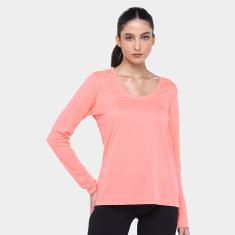 Camiseta Olympikus Essential Manga Longa Feminina-Feminino