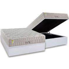 Cama Box Baú Casal: Colchão Molas Ensacadas D Angelis Anjos King Best 