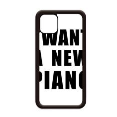 Capa I Want A New Piano para iPhone 11 Pro Max para Apple Mobile Case Shell