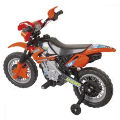 Mini Moto Eletrica Infantil Moto Cross 6v Com Luz E Som